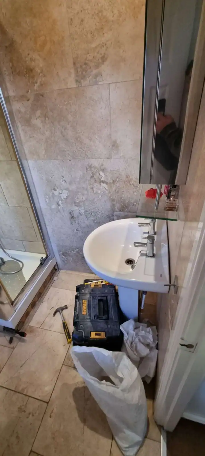 Ensuite Refurbishment New Shower And Vanity Unit 02