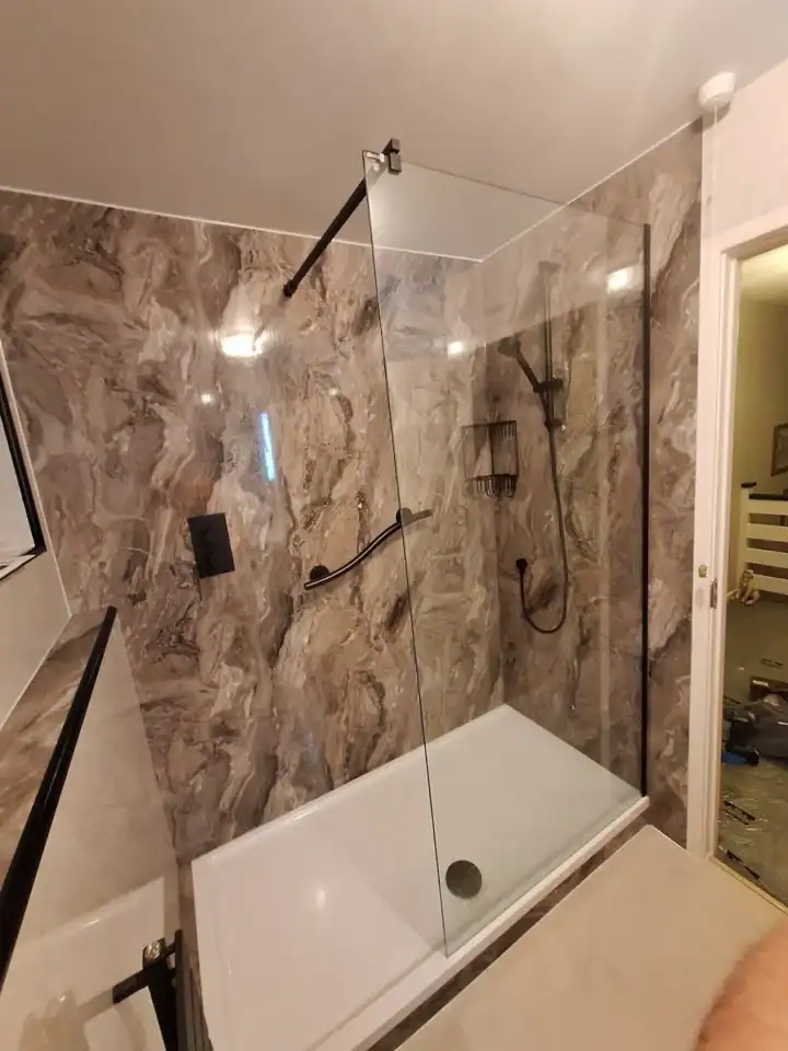 Full Bathroom Refurbishment Rain Shower And Tiling Ke 04