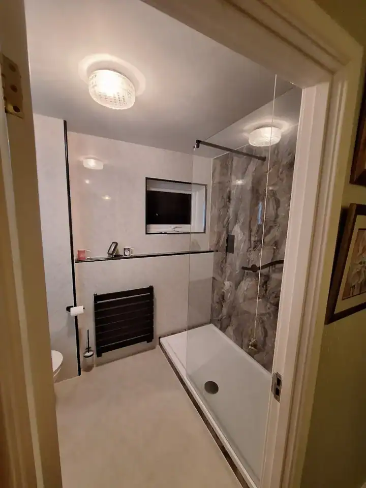 Full Bathroom Refurbishment Rain Shower And Tiling Ke 05