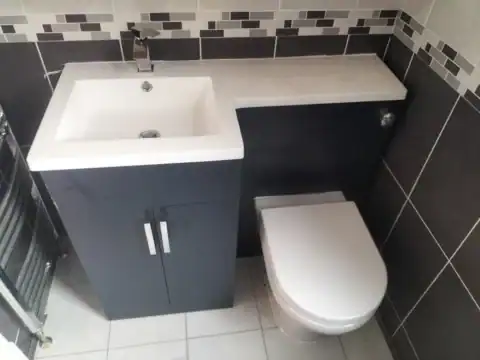 New Concealed Toilet Cistern Unit Installation 03